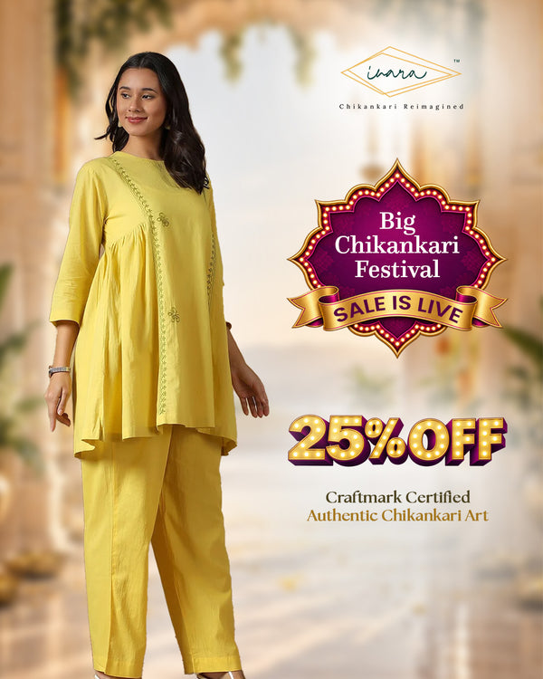 Chikankari Co-ord Set